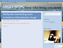 Tablet Screenshot of angelwow.wordpress.com
