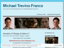 Tablet Screenshot of michaeltrevinofrance.wordpress.com