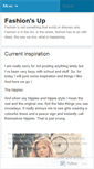 Mobile Screenshot of fashionsup.wordpress.com