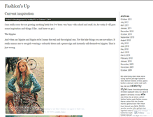 Tablet Screenshot of fashionsup.wordpress.com