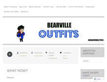 Tablet Screenshot of bearvilleoutfits.wordpress.com
