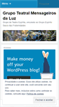 Mobile Screenshot of mensageirosluz.wordpress.com