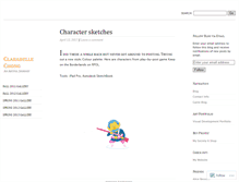 Tablet Screenshot of clarabellechong.wordpress.com