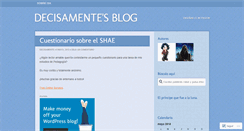 Desktop Screenshot of decisamente.wordpress.com