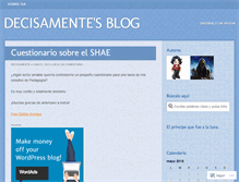 Tablet Screenshot of decisamente.wordpress.com