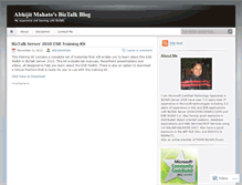 Tablet Screenshot of abhijitmahato.wordpress.com