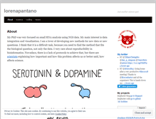 Tablet Screenshot of lorenapantano.wordpress.com