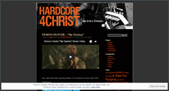 Desktop Screenshot of hardcore4christ.wordpress.com