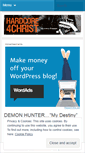 Mobile Screenshot of hardcore4christ.wordpress.com
