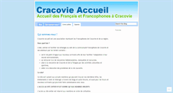Desktop Screenshot of cracovieaccueil.wordpress.com