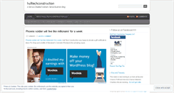 Desktop Screenshot of hulltechconstruction.wordpress.com