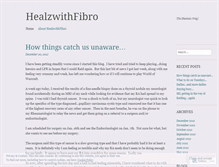 Tablet Screenshot of healzwithfibro.wordpress.com