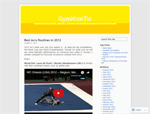 Tablet Screenshot of gymnicetic.wordpress.com