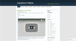 Desktop Screenshot of camellive.wordpress.com