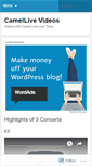 Mobile Screenshot of camellive.wordpress.com