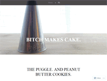 Tablet Screenshot of bitchmakescake.wordpress.com