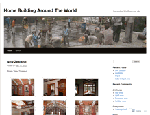 Tablet Screenshot of homebuildingaroundtheworld.wordpress.com