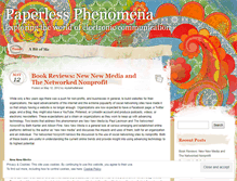 Tablet Screenshot of paperlessphenomena.wordpress.com