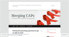 Desktop Screenshot of mergingcaps.wordpress.com