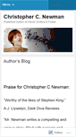 Mobile Screenshot of christophercnewman.wordpress.com