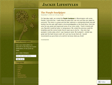 Tablet Screenshot of jackielifestyles.wordpress.com