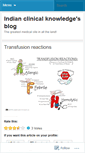 Mobile Screenshot of indianclinicalknowledge.wordpress.com