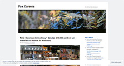 Desktop Screenshot of foxcareers.wordpress.com