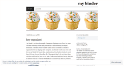 Desktop Screenshot of mybinder.wordpress.com