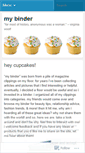 Mobile Screenshot of mybinder.wordpress.com