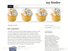 Tablet Screenshot of mybinder.wordpress.com