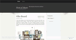 Desktop Screenshot of hereanthere.wordpress.com