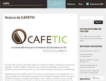 Tablet Screenshot of cafetic.wordpress.com