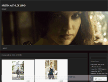 Tablet Screenshot of kristinmathildelund.wordpress.com