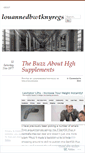 Mobile Screenshot of louannedbwtknyregs.wordpress.com