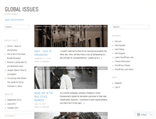 Tablet Screenshot of issuesfortoday.wordpress.com