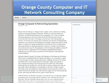 Tablet Screenshot of orangecountycomputernetworking.wordpress.com