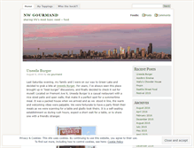 Tablet Screenshot of nwgourmand.wordpress.com