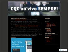 Tablet Screenshot of cqcaovivo.wordpress.com