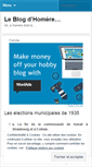 Mobile Screenshot of homere.wordpress.com