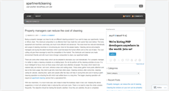 Desktop Screenshot of apartmentcleaning.wordpress.com