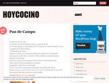 Tablet Screenshot of hoycocino.wordpress.com