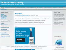 Tablet Screenshot of mastermod.wordpress.com