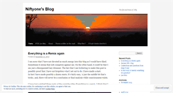 Desktop Screenshot of niftyone.wordpress.com