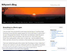 Tablet Screenshot of niftyone.wordpress.com