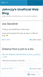 Mobile Screenshot of johnczy.wordpress.com