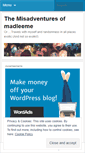 Mobile Screenshot of misadventuresofmadlee.wordpress.com