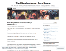 Tablet Screenshot of misadventuresofmadlee.wordpress.com