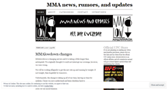 Desktop Screenshot of mmalowdown.wordpress.com