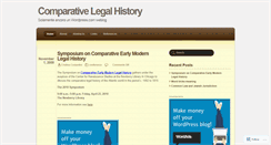 Desktop Screenshot of comparativelegalhistory.wordpress.com