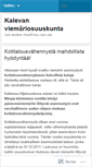 Mobile Screenshot of kalevanviemari.wordpress.com